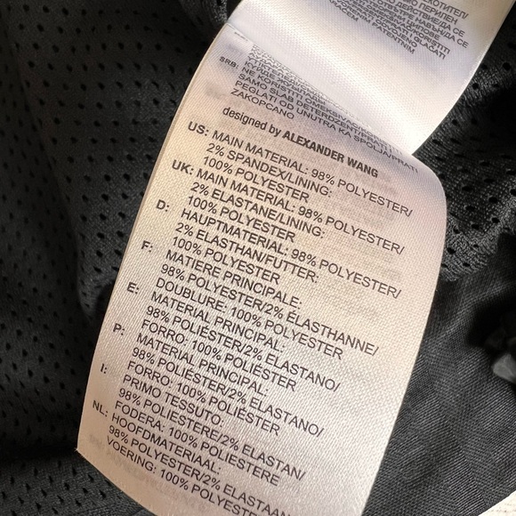 Adidas x Alexander Wang Black and Red Activewear Cropped Zipup Jacket - XS - Picture 5 of 5